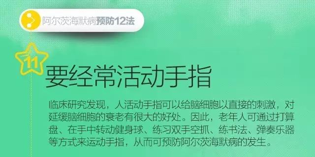 “老年痴呆症”——阿尔茨海默病的十大征兆，以及预防12法！