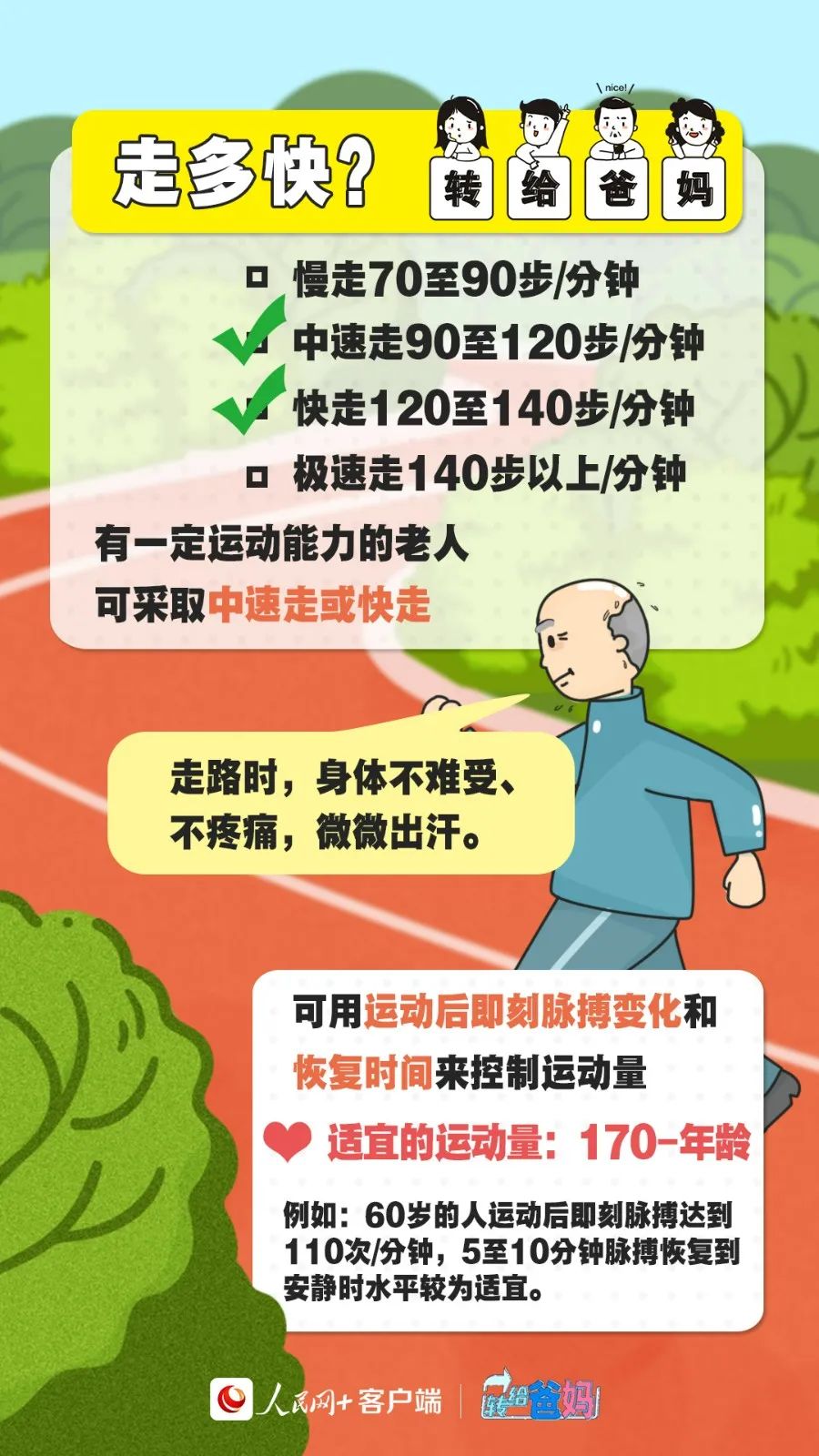 健步走锻炼走多快才好